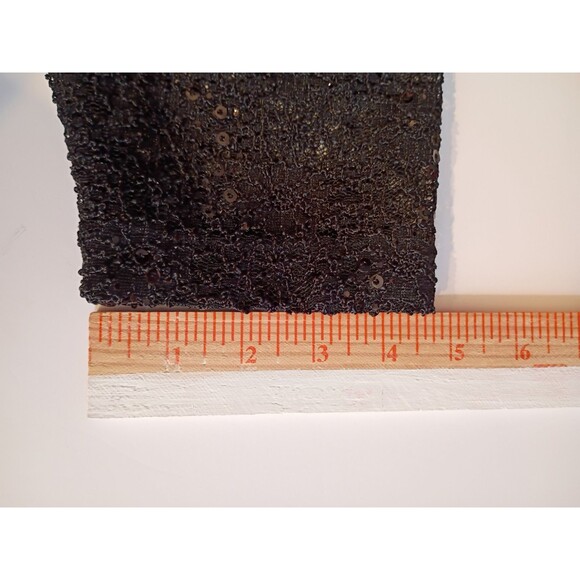 Black Lace Sequin Bolero Crop Jacket Size XL Wedding Special Event Classic Shrug - Picture 15 of 16